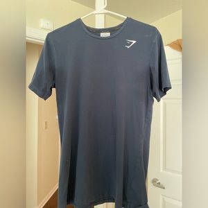 Gymshark Navy Blue Shirt, Workout, Athletic